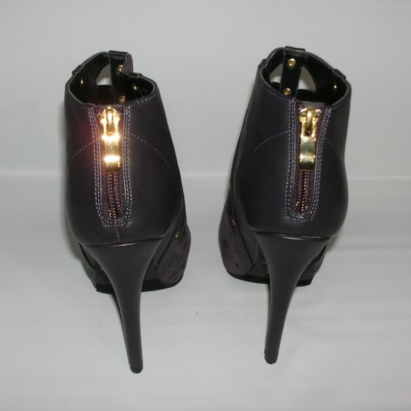 Just Fab Beville Heeled Bootie 6M - Picture 4 of 5